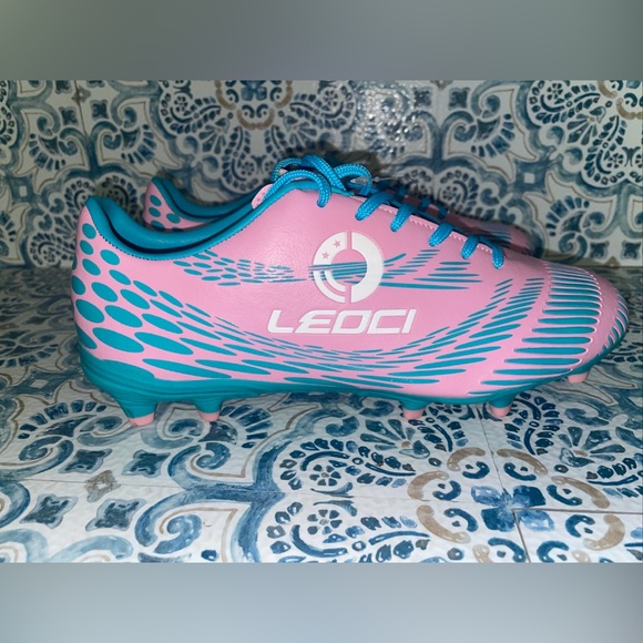 Leoci Cleats Size 6 Pink Womens - Picture 3 of 11